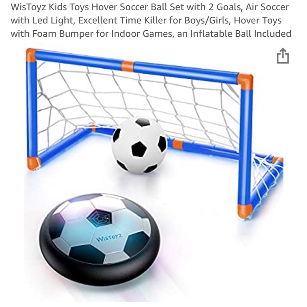 NIB KIDS HOVER SOCCER BALL SET